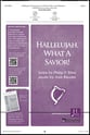 Hallelujah, What a Savior! SATB choral sheet music cover